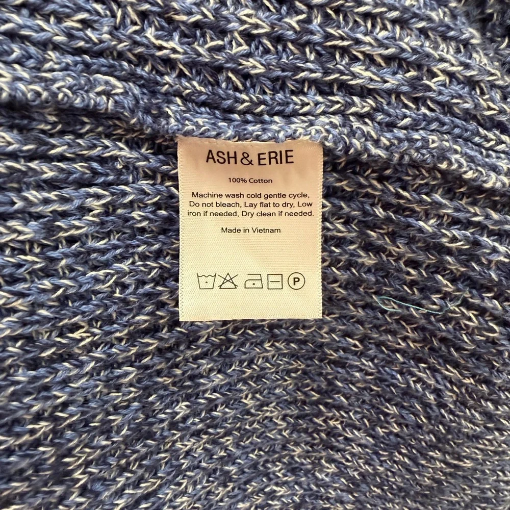 Ash & Erie Men's Blue Zip-Up Sweater - Picture 5 of 5